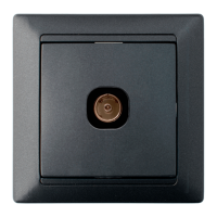 Розетка ТР-042 Графит