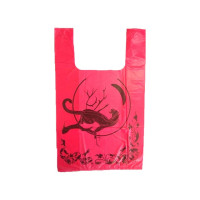 Пакет- майка 30*44 (12мкр) ( красная) 