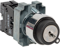 Переключатель BG21 2P с замком не возвратный NO EKF (акция)¶