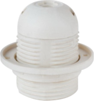 Патрон Е27 пластиковый с кольцом (1*20/600) Sirius