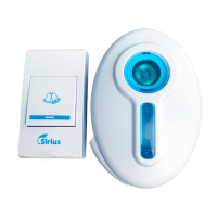 Звонок дверной ЗДБ-722 беспроводной Sirius