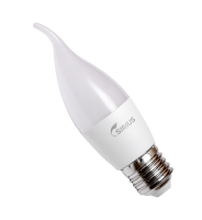 Эл.лампа светодиодная LED Deco СW37 9W E27 4000K 175-265V свеча на ветру Sirius