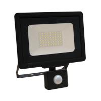 Прожектор светодиодный LED Atlas   50W с датчиком 6500K IP65  Sirius