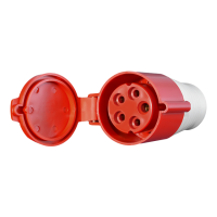 Розетка 215 3Р+РЕ+N 16А 380В IP44 Sirius