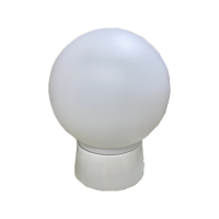 Светильник НПБ 01-60-004 У3 прямое белое, скрепл под опору,шар-пластик (акция)