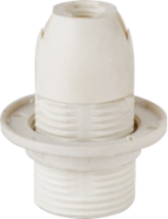 Патрон Е14 пластиковый с кольцом (1*20/600) Sirius