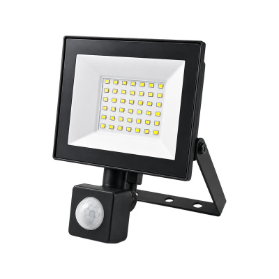 Прожектор светодиодный LED Atlas 30W с датчиком 6500K IP65 (1*20) Sirius