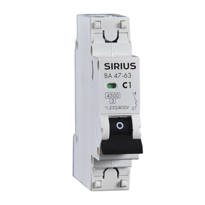 Автоматический выключатель ВА 47-63 1P 40А (С) 4,5 кА Sirius
