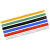 Трубка (ТУТ) 8/4 набор: 6 цветов по 5 шт, 100мм Sirius