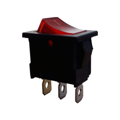 Переключатель  KCD-102L красный Sirius