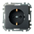 Розетка РС16-529 Графит