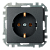 Розетка РС16-525 Графит
